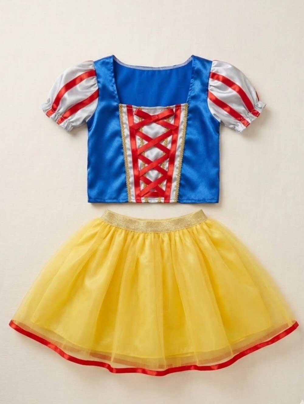 Snow White Costume for Girls Size 3 to 5 Years (2 Pieces)
